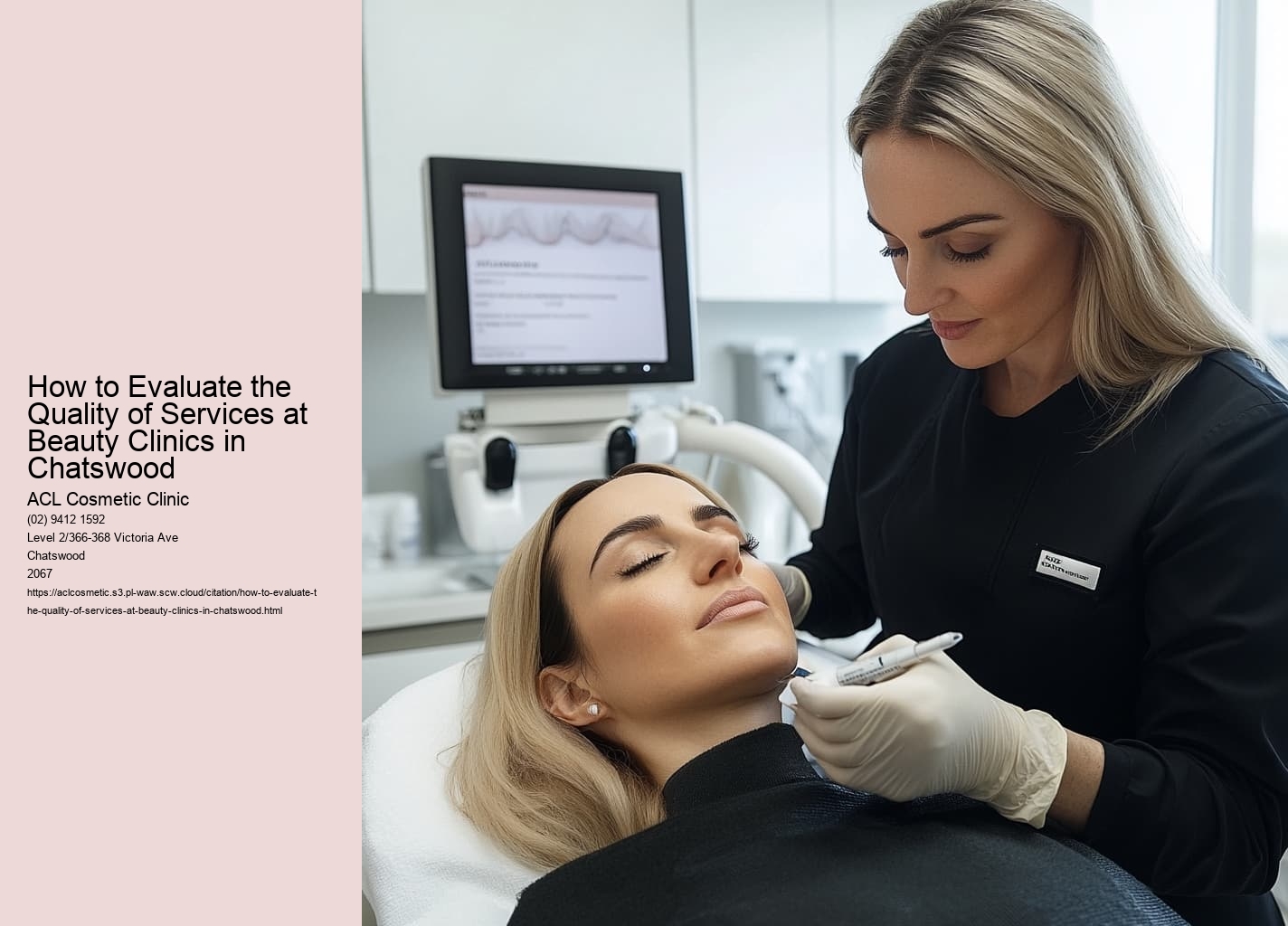 How to Evaluate the Quality of Services at Beauty Clinics in Chatswood