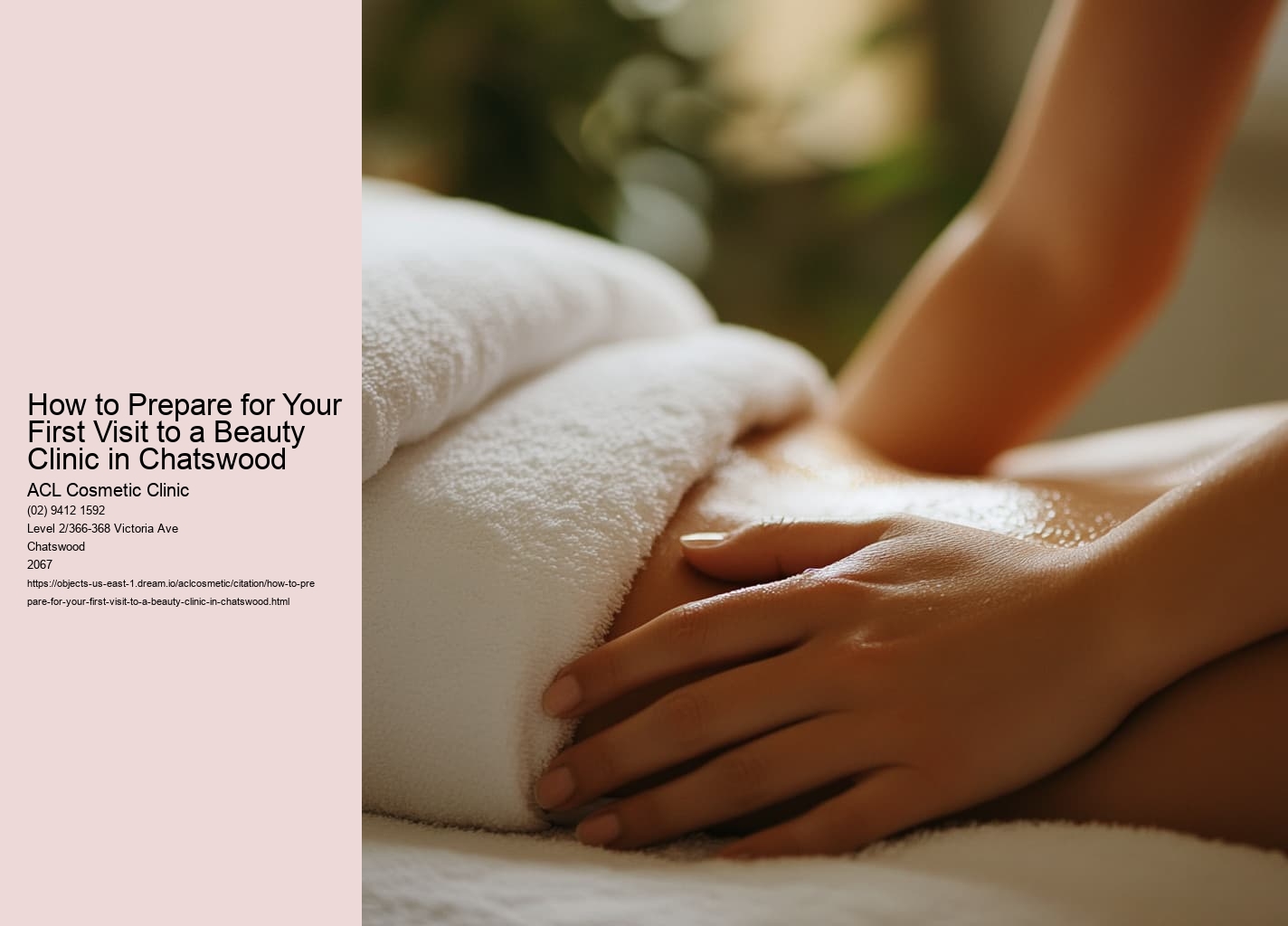 How to Prepare for Your First Visit to a Beauty Clinic in Chatswood