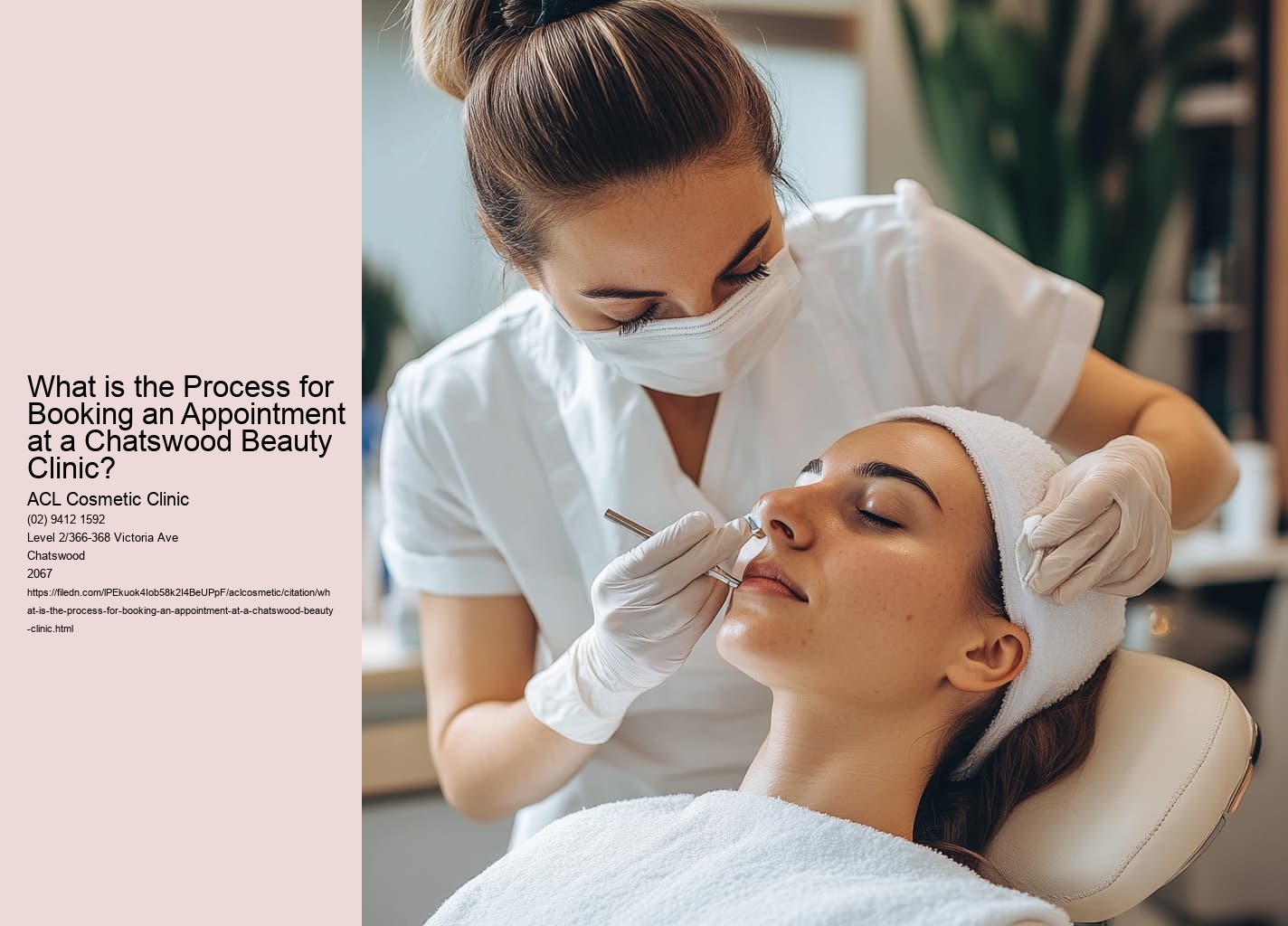 What is the Process for Booking an Appointment at a Chatswood Beauty Clinic?