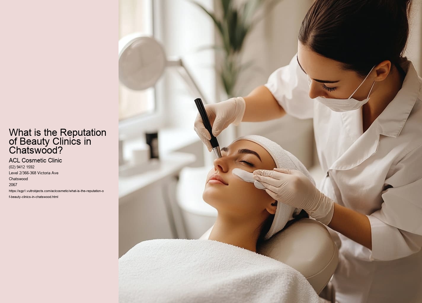 What is the Reputation of Beauty Clinics in Chatswood?