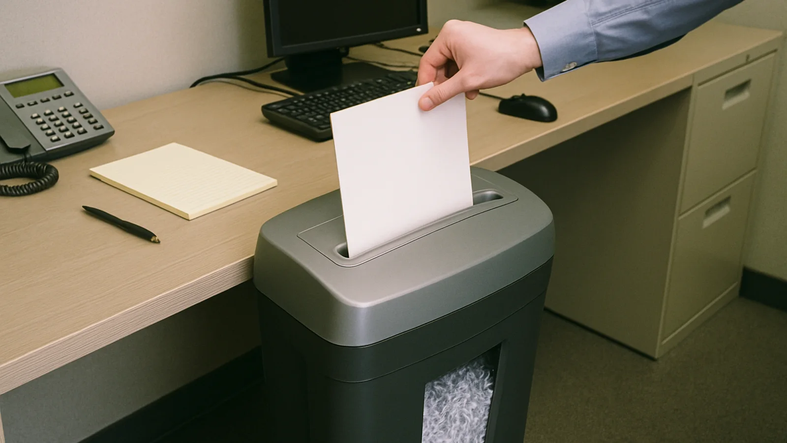 A Confidential Document Disposal Routine That Staff Can Follow