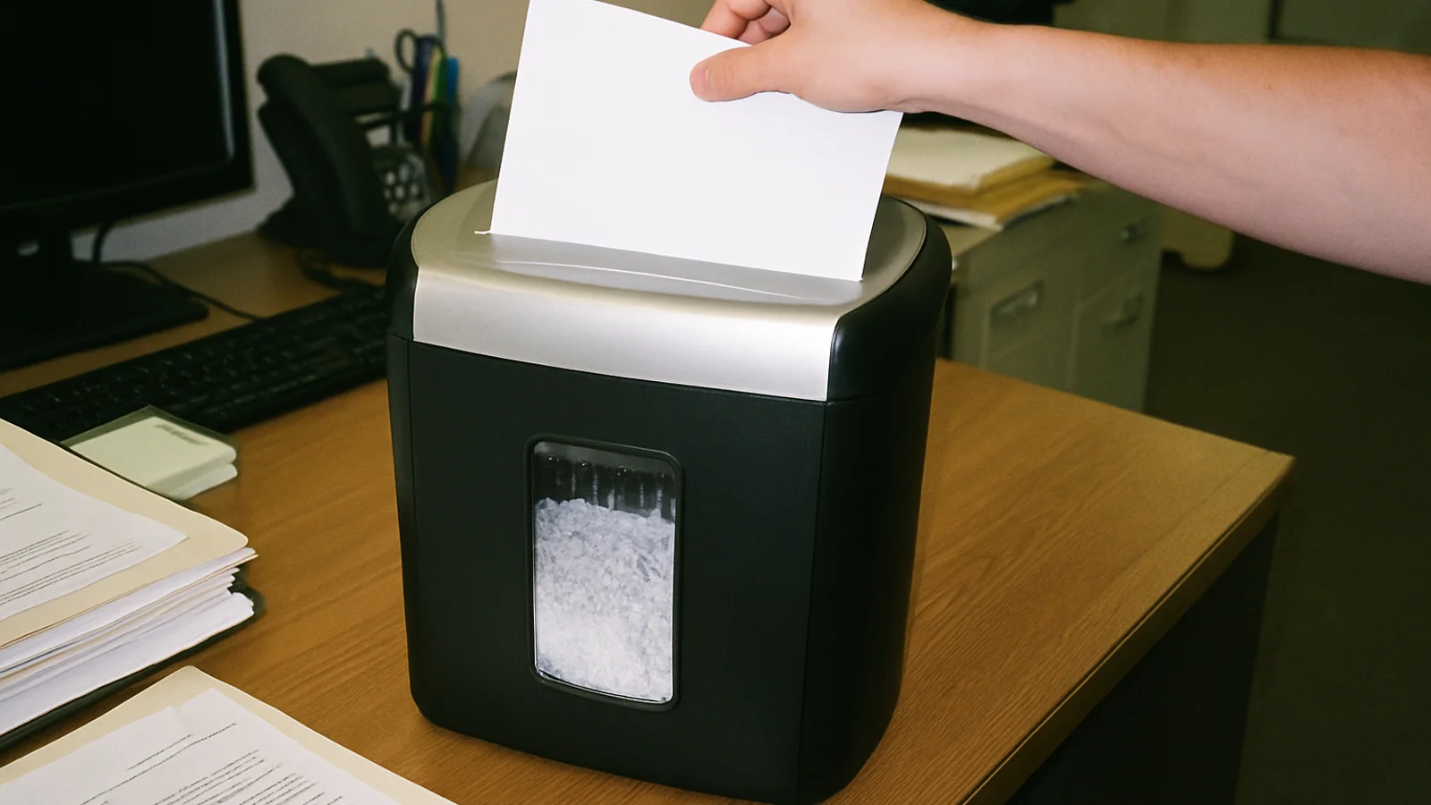 Jam Prevention and Shredder Care for Busy Desks