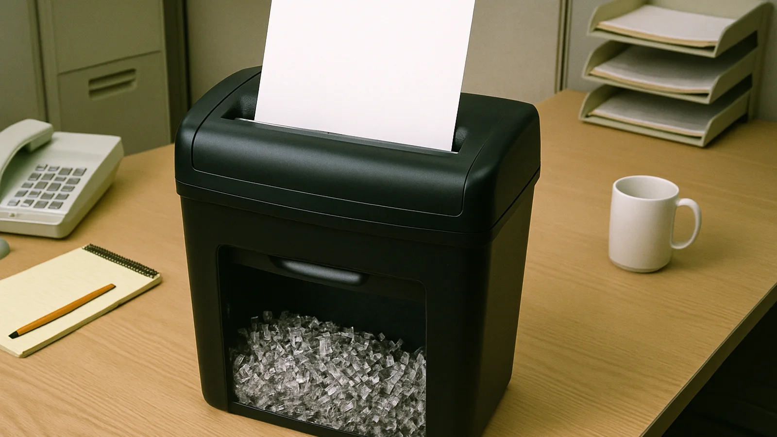 Security Levels and Cut Types for Paper Shredders